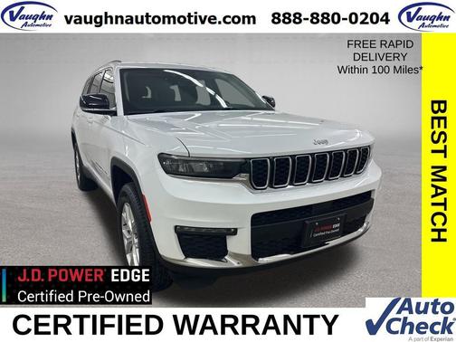 Bright White Clearcoat 2023 Jeep Grand Cherokee L Limited