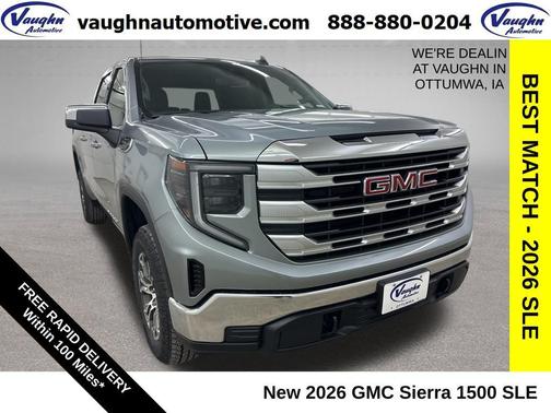 Sterling Metallic 2026 GMC Sierra 1500 SLE