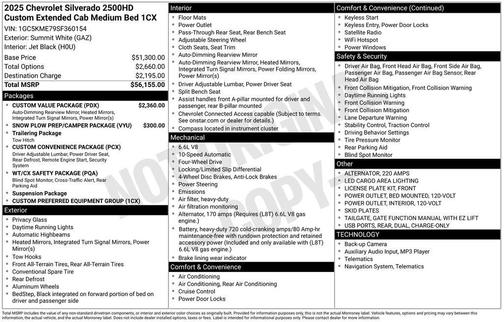2025 Chevrolet Silverado 2500 Custom