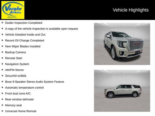 Pearl Beige Metallic 2023 GMC Yukon XL SLT