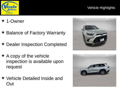 Celestial Silver Metallic 2024 Toyota Grand Highlander Limited