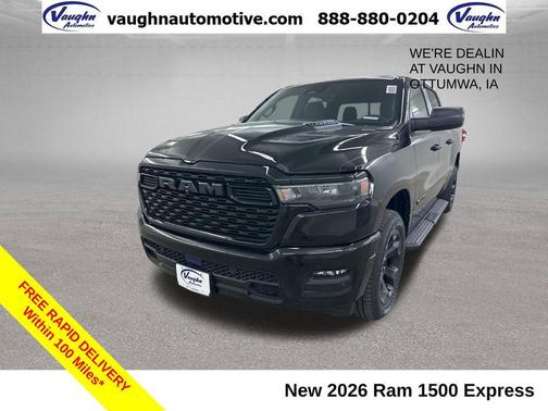Diamond Black Crystal Pearlcoat 2026 RAM 1500 Express