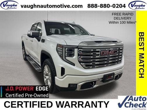 White Frost Tricoat 2022 GMC Sierra 1500 Denali