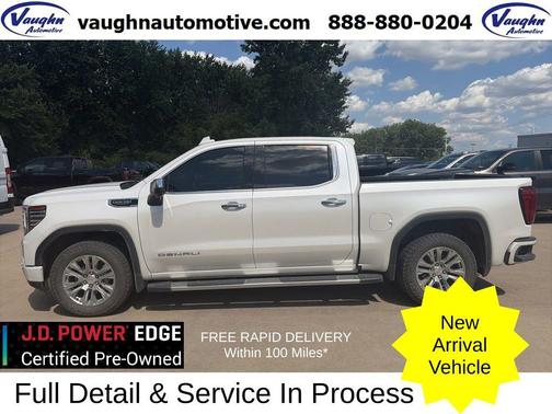 White Frost Tricoat 2022 GMC Sierra 1500 Denali