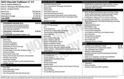 2023 Chevrolet Trailblazer LT