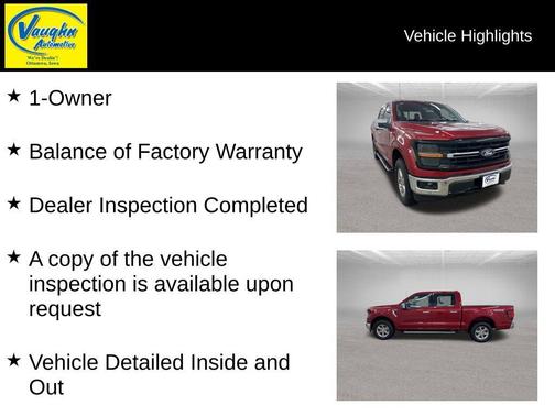 Rapid Red Metallic Tinted Clearcoat 2024 Ford F-150 XLT
