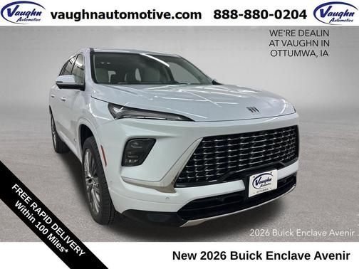 Iridescent White Tricoat 2026 Buick Enclave Avenir FWD