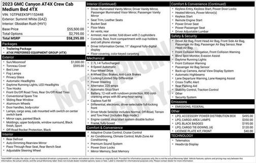 2023 GMC Canyon AT4X