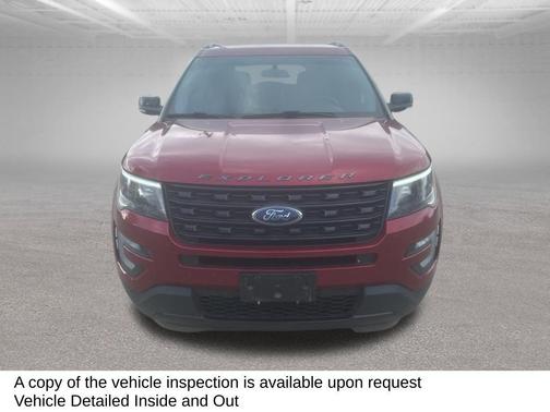 Ruby Red Metallic Tinted Clearcoat 2017 Ford Explorer sport
