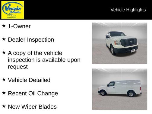 2015 Nissan NV Cargo NV1500 SV V6