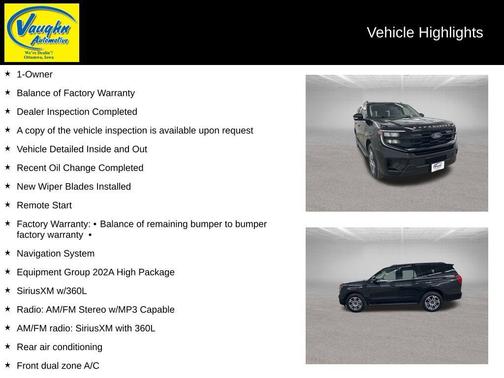 Black Metallic 2025 Ford Expedition Active