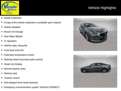 2019 Mazda Mazda6 Grand Touring Reserve