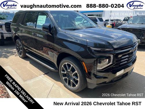 Black 2026 Chevrolet Tahoe 4WD RST