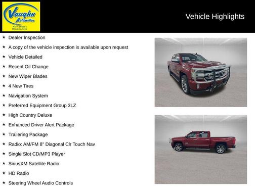 2018 Chevrolet Silverado 1500 High Country
