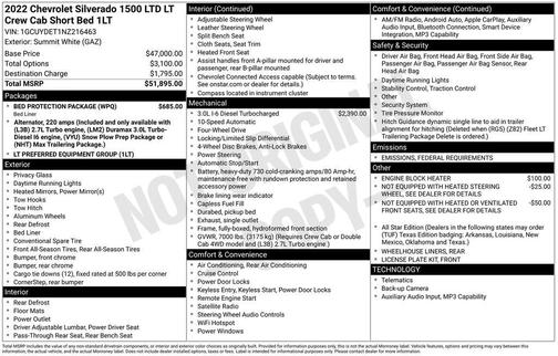 2022 Chevrolet Silverado 1500 LT
