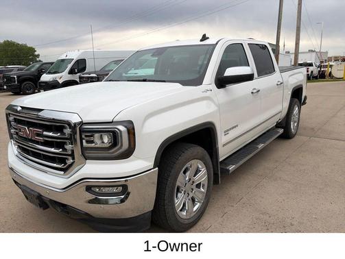 Summit White 2018 GMC Sierra 1500 SLT
