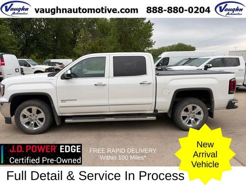 Summit White 2018 GMC Sierra 1500 SLT