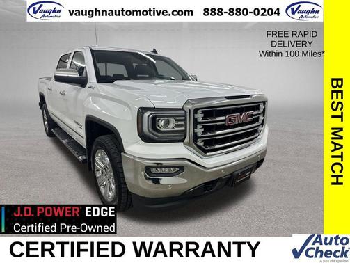 Summit White 2018 GMC Sierra 1500 SLT