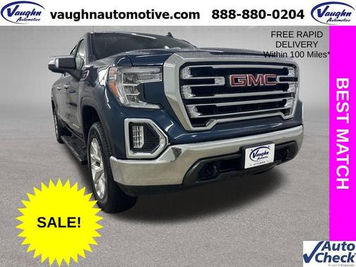 Pacific Blue Metallic 2020 GMC Sierra 1500 SLT