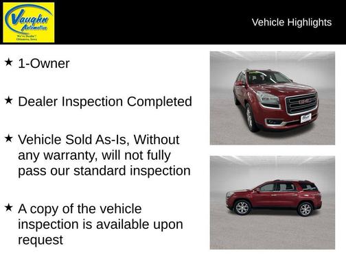 Crystal Red Tint 2013 GMC Acadia SLT-1