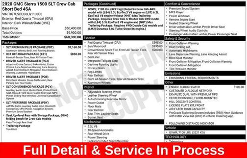 2020 GMC Sierra 1500 SLT