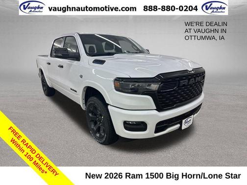 Bright White Clearcoat 2026 RAM 1500 Big Horn/Lone Star
