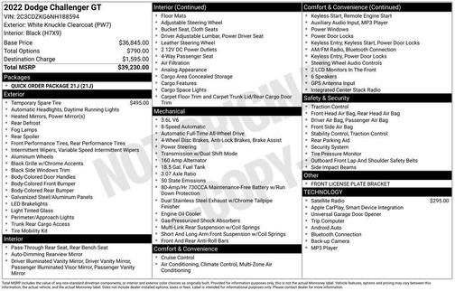 2022 Dodge Challenger GT