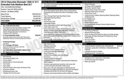 2014 Chevrolet Silverado 1500 2LT