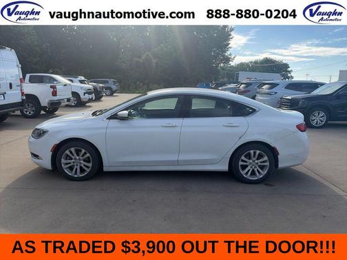 Bright White Clearcoat 2015 Chrysler 200 Limited