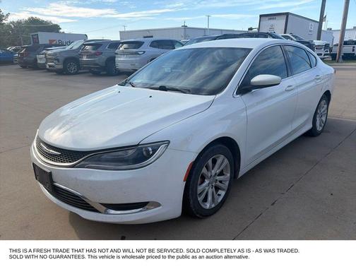 Bright White Clearcoat 2015 Chrysler 200 Limited