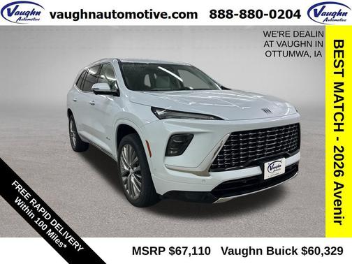 iridescent white tricoat 2026 Buick Enclave Avenir