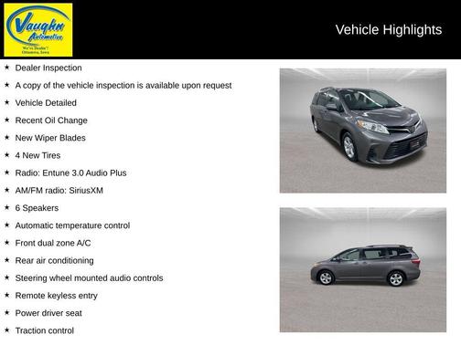 2019 Toyota Sienna LE