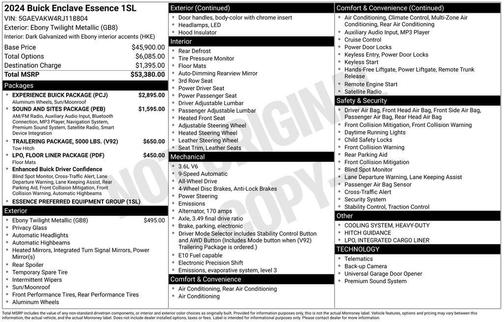 2024 Buick Enclave Essence AWD