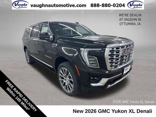 Onyx Black 2026 GMC Yukon XL Denali