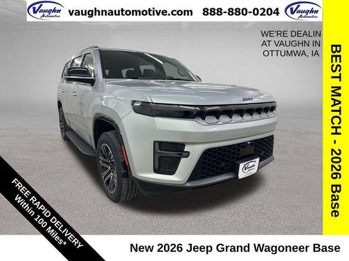 Silver Zynith 2026 Jeep Grand Wagoneer 4x4