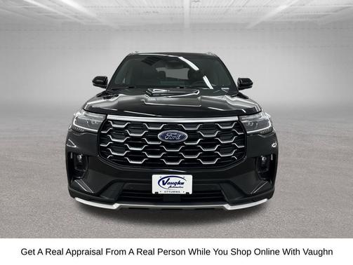 Agate Black Metallic 2025 Ford Explorer Platinum