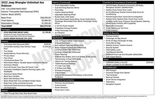 2022 Jeep Wrangler Unlimited 4xe Rubicon