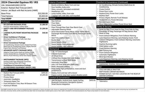2024 Chevrolet Equinox AWD RS