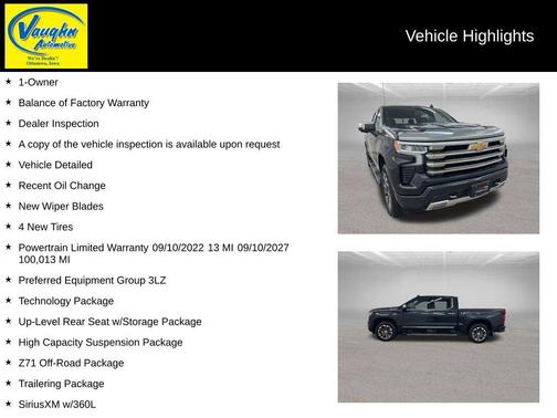2022 Chevrolet Silverado 1500 High Country