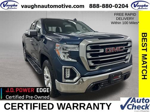 Pacific Blue Metallic 2022 GMC Sierra 1500 SLT