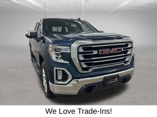 Pacific Blue Metallic 2022 GMC Sierra 1500 SLT