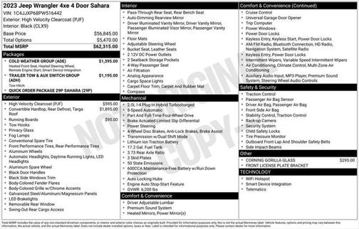 2023 Jeep Wrangler 4xe Sahara