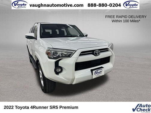 White 2022 Toyota 4Runner SR5 Premium