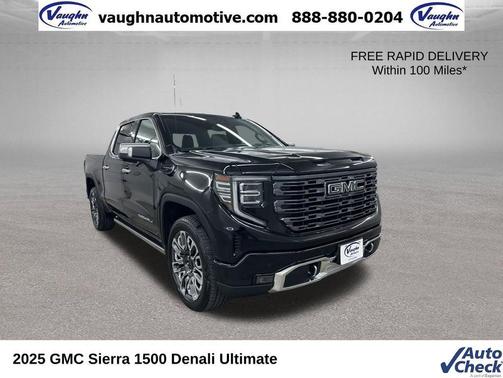 Onyx Black 2025 GMC Sierra 1500 Denali Ultimate