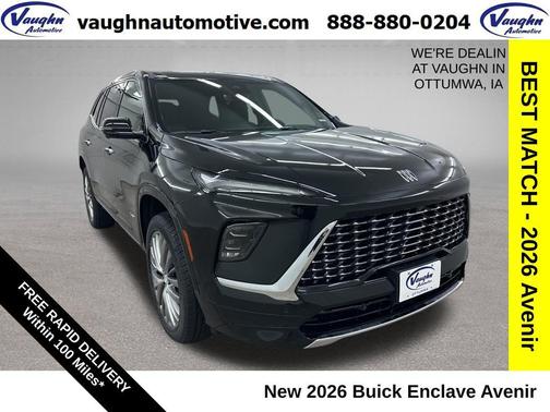 ebony twilight metallic 2026 Buick Enclave Avenir
