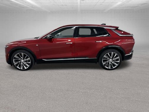 Radiant Red Tintcoat 2025 Cadillac LYRIQ Luxury