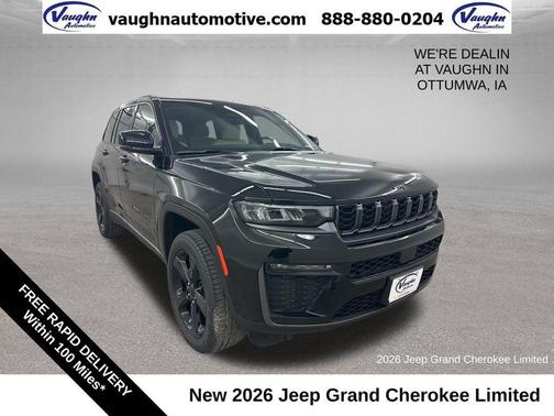 Diamond Black Crystal Pearlcoat 2026 Jeep Grand Cherokee Limited