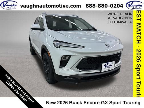 Summit White 2026 Buick Encore GX Sport Touring