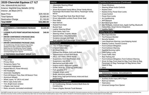 2020 Chevrolet Equinox 1LT