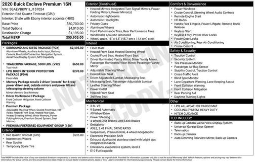 2020 Buick Enclave AWD Premium
